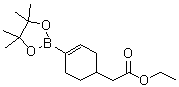 structure of CAS# 1166829-70-4, 2-[4-(4,4,5,5-四甲基-1,3,2-二氧硼杂环戊烷-2-基)环己-3-烯基]乙酸乙酯