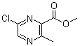 structure of CAS# 1166831-45-3, 6-氯-3-甲基吡嗪-2-羧酸甲酯