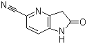structure of CAS# 1167056-59-8, 2,3-二氢-2-氧代-1H-吡咯并[3,2-b]吡啶-5-甲腈