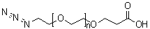 CAS # 1167575-20-3, alpha-(2-Azidoethyl)-omega-(2-carboxyethoxy)-poly(oxy-1,2-ethanediyl)