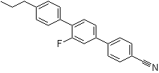 CAS 登录号：116831-09-5, 3'-氟-4''-丙基-[1,1':4',1''-三联苯]-4-甲腈