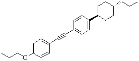 CAS 登录号：116903-49-2, 4-(反式-4-丙基环己基)-4'-丙氧基二苯乙炔