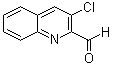 structure of CAS# 1169394-26-6, 3-氯-2-喹啉甲醛