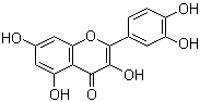 structure of CAS# 117-39-5, 槲皮素