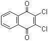 structure of CAS# 117-80-6, 二氯萘醌