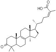 CAS # 117020-59-4, Anwuweizonic acid, (24Z)-3-Oxo-lanosta-8,24-dien-26-oic acid