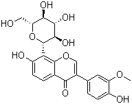 structure of CAS# 117047-07-1, 3'-Methoxypuerarin