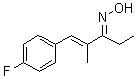 structure of CAS# 1170613-55-4, (1E,3E)-1-(4-Fluorophenyl)-2-methyl-1-penten-3-one oxime