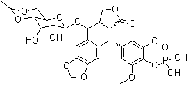 structure of CAS# 117091-64-2, 磷酸依托泊甙