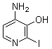 structure of CAS# 1171919-81-5, 4-Amino-2-iodo-3-pyridinol