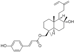 CAS # 117254-98-5, 8alpha-Hydroxylabda-13(16),14-dien-19-yl p-hydroxycinnamate