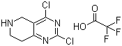 structure of CAS# 1172930-59-4, 2,4-二氯-5,6,7,8-四氢吡啶并[4,3-d]嘧啶 2,2,2-三氟乙酸盐