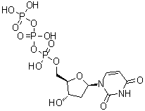 structure of CAS# 1173-82-6, 脱氧尿苷 5'-三磷酸酯