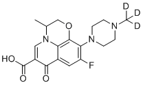 structure of CAS# 1173147-91-5, 氧氟沙星-d3