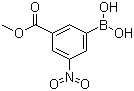 structure of CAS# 117342-20-8, 3-甲氧基羰基-5-硝基苯硼酸