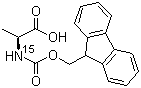 structure of CAS# 117398-49-9, Fmoc-[15N]Alanine
