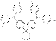 CAS # 1174006-36-0, 4-[1-[4-[Bis(4-methylphenyl)amino]phenyl]cyclohexyl]-N-(3-methylphenyl)-N-(4-methylphenyl)benzenamine
