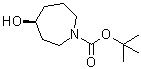 structure of CAS# 1174020-38-2, (4S)-六氢-4-羟基-1H-氮杂卓-1-羧酸叔丁酯