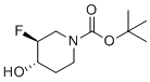 structure of CAS# 1174020-44-0, 叔-丁基(3S,4S)-3-氟-4-羟基哌啶-1-羧酸酯