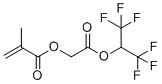 structure of CAS# 1176273-30-5, 2-氧代-2-[2,2,2-三氟-1-(三氟甲基)乙氧基]乙基异丁烯酸酯