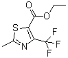 structure of CAS# 117724-62-6, 2-甲基-4-(三氟甲基)-5-噻唑羧酸乙酯