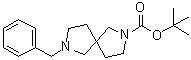 structure of CAS# 1177266-41-9, 7-苄基-2,7-二氮杂螺[4.4]壬烷-2-羧酸叔丁酯