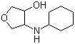 CAS # 1178026-71-5, 4-(Cyclohexylamino)tetrahydro-3-furanol