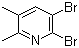 structure of CAS# 117846-56-7, 5,6-二溴-2,3-二甲基吡啶