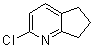 structure of CAS# 117890-55-8, 2-氯-6,7-二氢-5H-环戊二烯并[b]吡啶