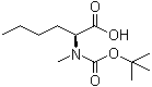 structure of CAS# 117903-25-0, N-叔丁氧羰基-N-甲基-L-正亮氨酸