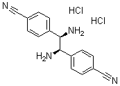 structure of CAS# 117903-80-7, (R,R)-1,2-双(4-氰基苯基)-1,2-乙二胺二盐酸盐
