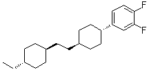 structure of CAS# 117923-19-0, 4-[反式-4-[2-(反式-4-乙基环己基)乙基]环己基]-1,2-二氟苯