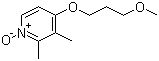structure of CAS# 117977-18-1, 4-(3-甲氧基丙氧基)-2,3-二甲基吡啶-N-氧化物