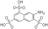 structure of CAS# 118-03-6, 2-萘胺-3,6,8-三磺酸