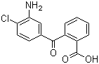 structure of CAS# 118-04-7, 2-(3-氨基-4-氯苯甲酰)苯甲酸