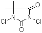 structure of CAS# 118-52-5, 1,3-二氯-5,5-二甲基海因