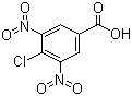 CAS 登录号：118-97-8, 4-氯-3,5-二硝基苯甲酸