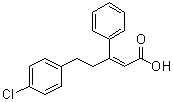 structure of CAS# 1180676-32-7, (Z)-5-(4-氯苯基)-3-苯基戊-2-烯酸