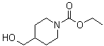 structure of CAS# 118156-56-2, Ethyl 4-(hydroxymethyl)piperidine-1-carboxylate