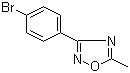 structure of CAS# 118183-92-9, 3-(4-溴苯基)-5-甲基-1,2,4-恶二唑