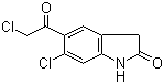 5-Chloroacetyl-6-chloro-1,3-dihydro-2H-indole-2-one molecular structure (CAS 118307-04-3)