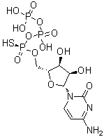 CAS 登录号：118353-34-7, [P''(S)]-硫代三磷酸胞苷
