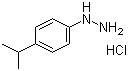 4-Isopropylphenylhydrazine hydrochloride molecular structure (CAS 118427-29-5)