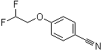 structure of CAS# 1184375-73-2, 4-(2,2-二氟乙氧基)苯甲腈
