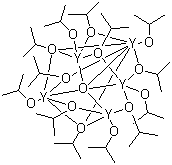 structure of CAS# 118458-20-1, Yttrium isopropoxide oxide
