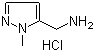 structure of CAS# 1185169-37-2, 1-Methyl-1H-pyrazole-5-methanamine hydrochloride