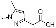 structure of CAS# 1185292-77-6, 1,5-Dimethyl-1H-pyrazole-3-acetic acid