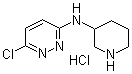 CAS # 1185307-10-1, 6-Chloro-N-3-piperidinyl-3-pyridazinamine hydrochloride