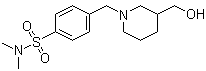 CAS 登录号：1185307-93-0, 4-[[3-(羟基甲基)-1-哌啶基]甲基]-N,N-二甲基苯磺酰胺