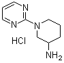 structure of CAS# 1185309-66-3, 1-(2-嘧啶基)-3-哌啶胺盐酸盐